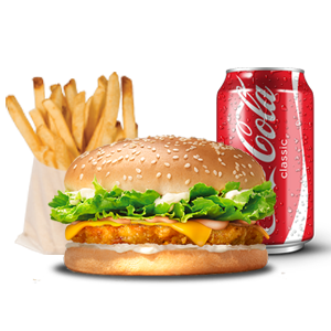 Peri Peri Breast Fillet Burger meal